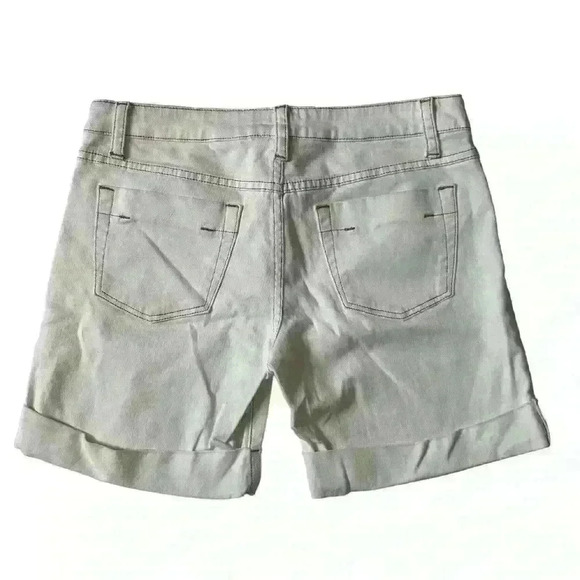 Y2k 90s White BabyPhat Summer Shorts Size 9 - Picture 4 of 8